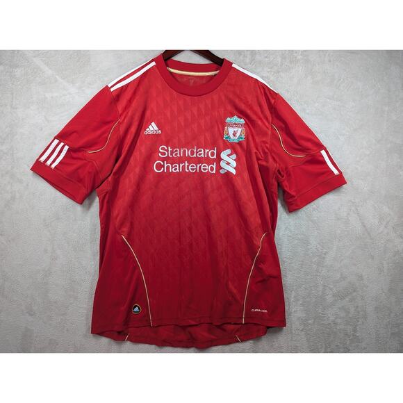 Liverpool 2010/2012 Home Football Kit Adidas Soccer Jersey Size XL - Picture 1 of 11